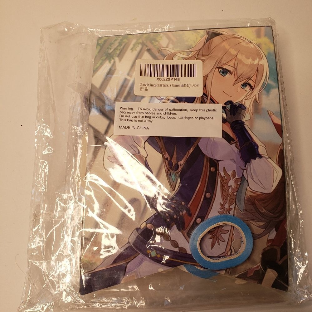 Anime Genshin Gamer Party Pack